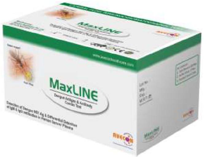MaxLine Dengue NS1/IgG/IgM Duo Card