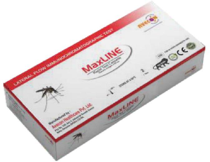 MaxLine Malaria Pf/Pan Antigen Card