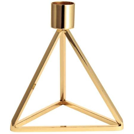 Metal Polished Plain Triangle Candle Stand, Packaging Type : Thermocol Box, Carton Box, Corrugated Box
