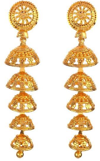 Indian Bollywood Tassel Dangle Jhumka Wedding Bridal Earrings Set Jewelry