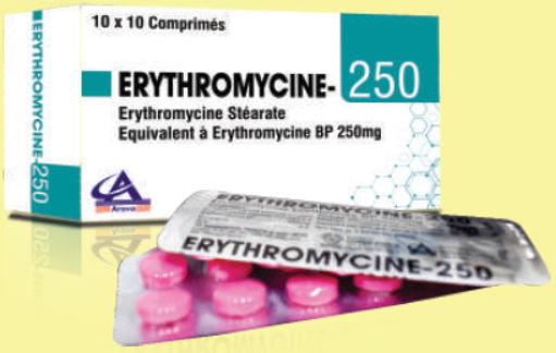 Erythromycin Stearate 250mg Tablets