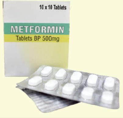 Metformin Hydrochloride 500mg Tablets, Color : Titanium Dioxide BP