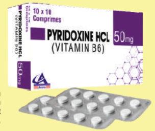 Pyridoxine Hydrochloride 50mg Tablets