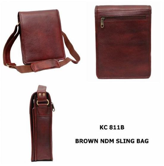 Brown NDM Sling Bag, for Corporate Gifts, Promotional Gifts, Size : 28x16inch, 30x18inch