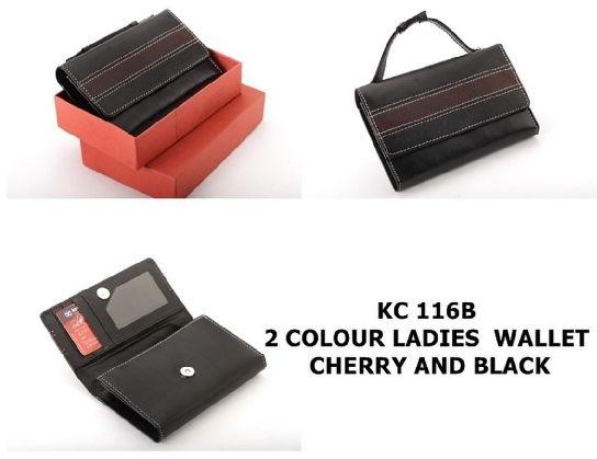 Cherry & Black Ladies Wallet, for Gifting, Personal Use, Packaging Type : Paper Box