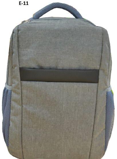 Cotton Grey Backpack Bags, for College, Office, School, Travel, Size : 18x14inch, 20x14inch