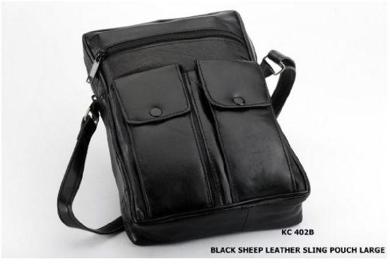 Sheep Leather Sling Pouch, Feature : Scratch Free, Shiny Look