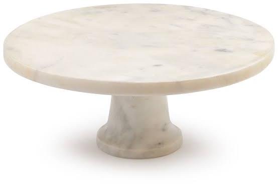 Marble Single Tier Cake Stand