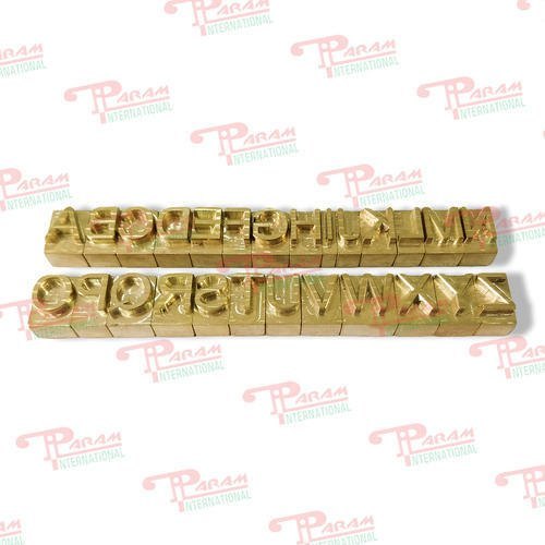 BRASS Embossed Letters