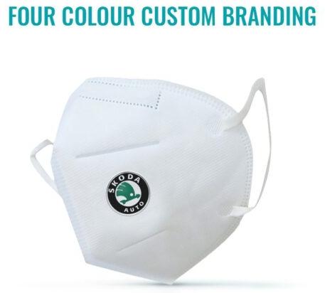 Cotton Custom Logo Face Mask, For Beauty Parlor, Clinical, Food Processing, Hospital, Rope Length : 7inch