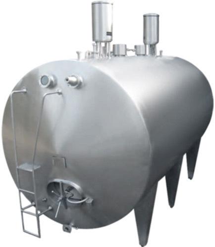 SS Horizontal Milk Storage Tank