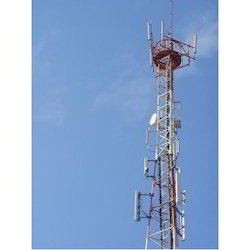 Galvanized Steel Wireless Network Tower