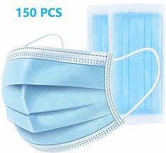 Cotton Disposable Face Mask, for Clinic, Hospital, Laboratory, Color : Blue