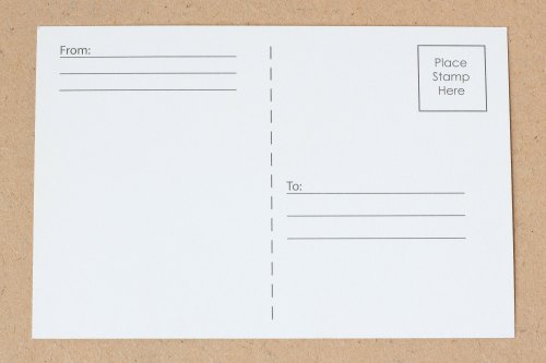 Printed Postcard Paper