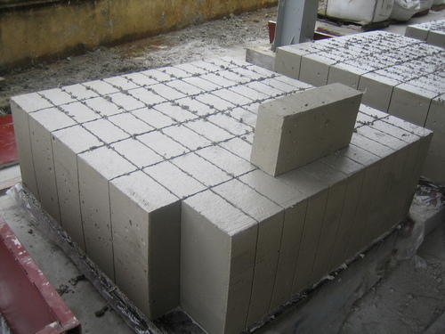 ModCrete Blox Rectangular CLC Cellular Lightweight Concrete Brick, Color : Gray