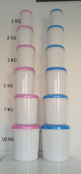  Plain Pp Plastic Food Containers, Size : Multisizes