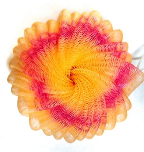 Kaya Nylon Round Loofah Sponge, for Bathing, Size : Standard