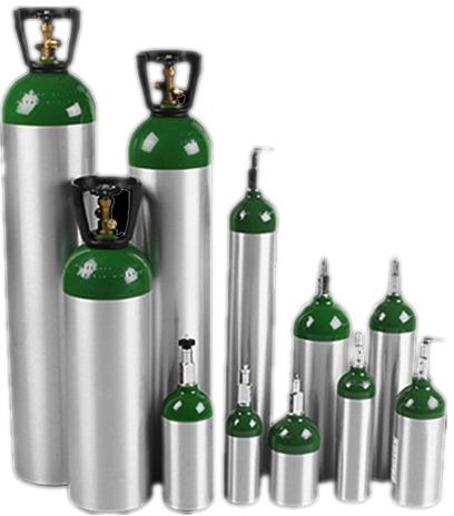 Low Empty Oxygen Cylinder, for Hospital, Laboratory, Feature : Durable, Highly Combustible