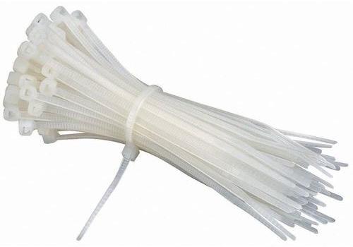 White Nylon Cable Tie, Length : 4-6 Inch