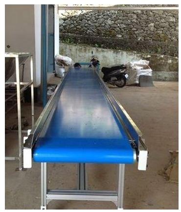 GM PVC Aluminium conveyor belt, Length : 18 Meter