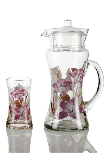 Glass Juice Sets, for Home, Hotel, Restaurant, Feature : Attractive Designs, Easy To Place, High Strength