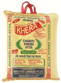 Natural Khera Chakki Fresh Atta, for Cooking, Feature : Organic
