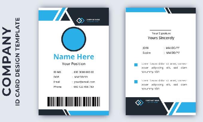 Identity cards printing services