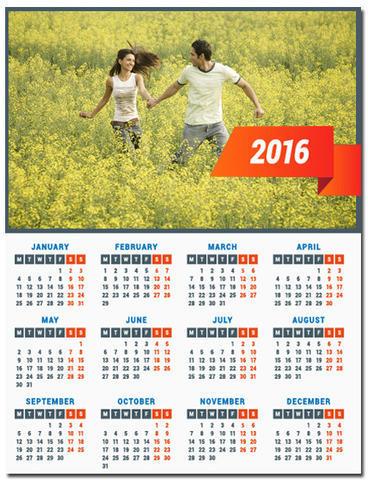 Personalized Photo New Year Calendars