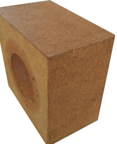 Square High Alumina Burner Blocks, Color : Brown