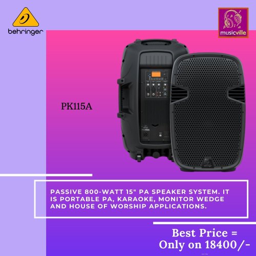 Behringer Powered PA Speaker, Feature : Portable