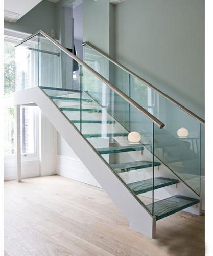 Glass Stair, Pattern : Plain