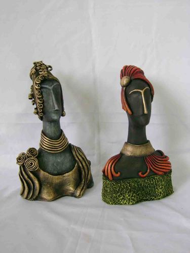 Shriji Clay Figure, Color : Multicolor