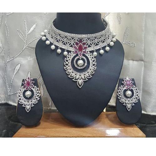 Polished Silver Necklace, Feature : Fine Finishing, Good Quality