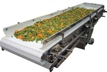 Polished Mild Steel Food Conveyor System, Shape : Square