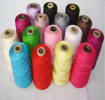 Double Twist Cotton Thread, Pattern : Plain