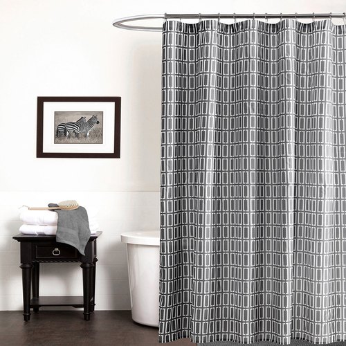  Check Pattern Window Curtain, Width : 140 cm