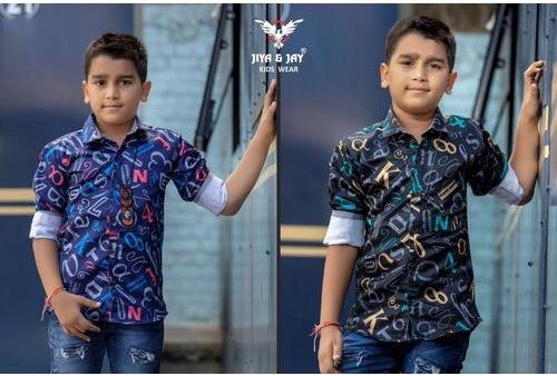 Kids Printed Party Wear Shirts