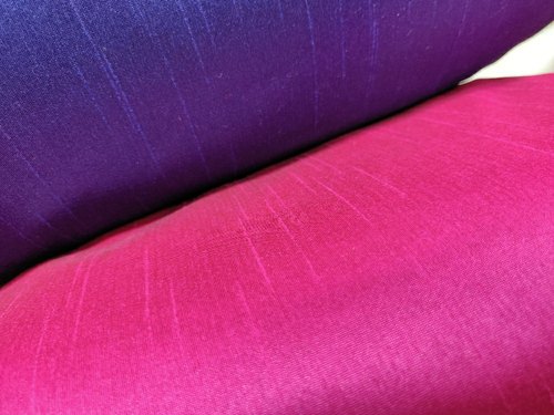 Polyester Dupioni Silk Fabric, Width : 44-45 Inches