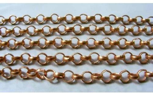 Copper Pearl Chain
