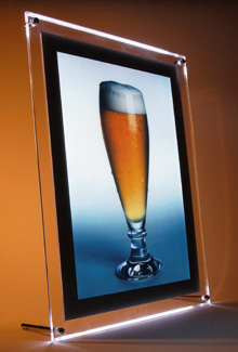 Square Crystal Ultra Slim Light Box