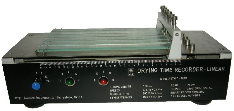 Electric 50 Hz Drying Time Recorder, Certification : ISI Certified