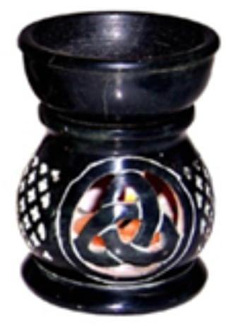 Stone Fragrance Lamp, Color : Black