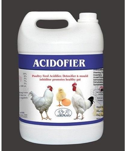 Argano Poultry Feed Acidifier, Packaging Size : 5 Liter, 25 Liter
