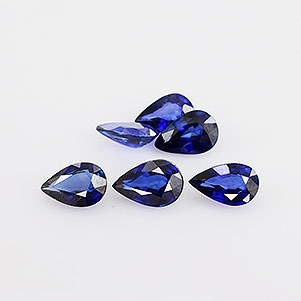 Sapphire Blue Stone, Size : 6x4x2.2 mm