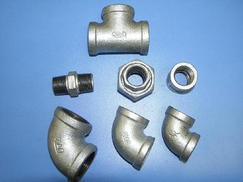 Galvanized Malleable Iron Pipe Fittings, Connection : Male