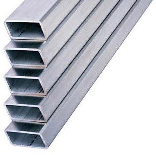 Polished Mild Steel Rectangular Pipes, for Construction, Technics : Hot Rolled