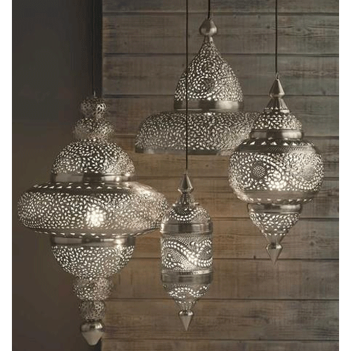 Aluminium Handicraft Lanterns, Color : Silver