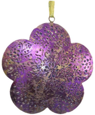 Christmas Hanging Flower, Color : Purple