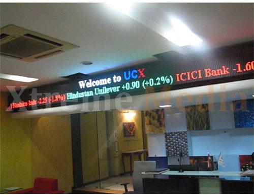 Aluminum LED Ticker Display