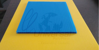 Pp Flute Board, Color : white yellow blue grey